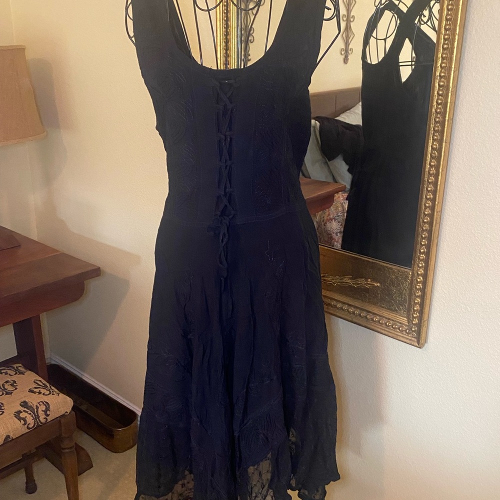 Elegant Black Lace Dress